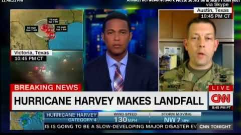 Col. Steven Metze on Hurricane Harvey makes Landfall.